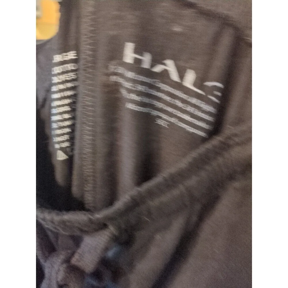 men's XL Halo 5 Guardians Straight Leg Black Lounge Pants Pants New gaming PJs